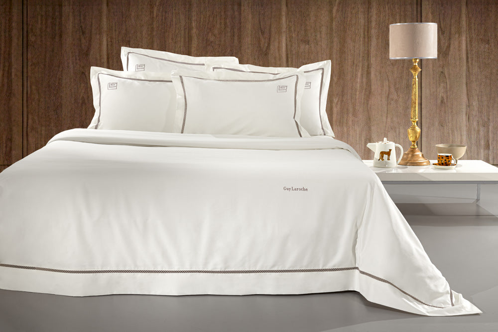 Bedsheet Set Blend Taupe Ivory 270X280