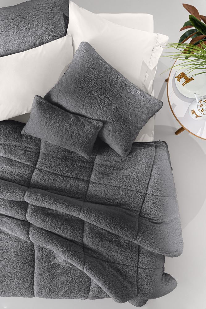 Quilt Mouton Anthracite 220X240