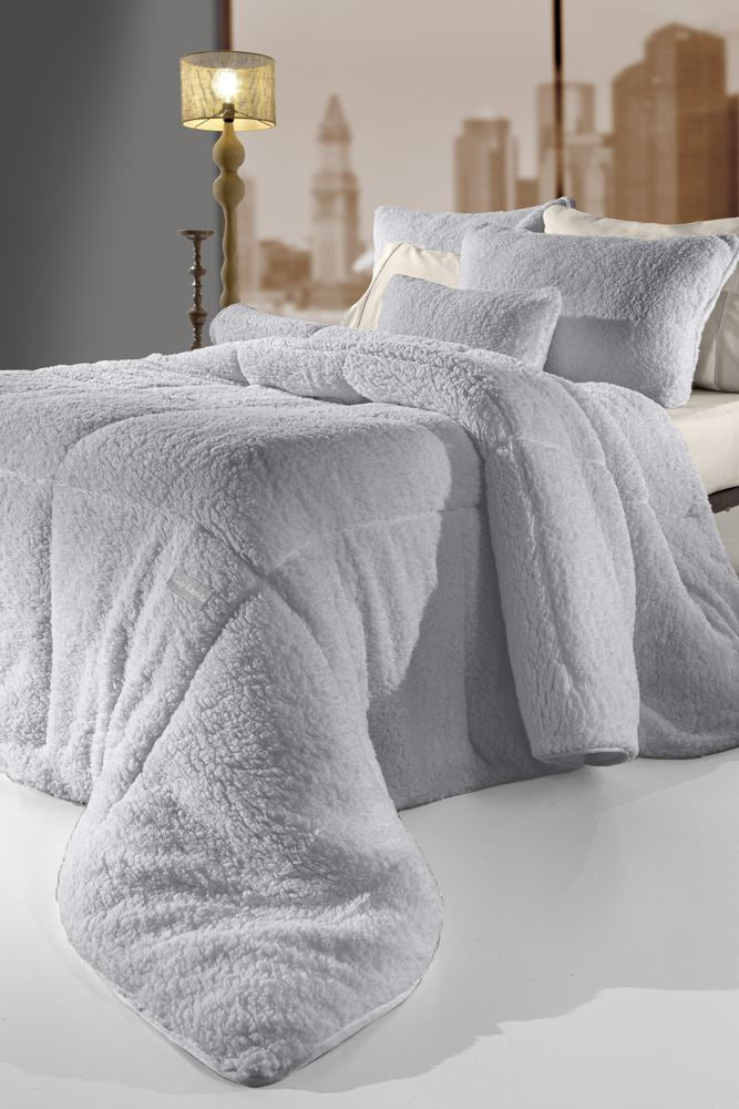 Πάπλωμα Mouton Ασημί 220Χ240