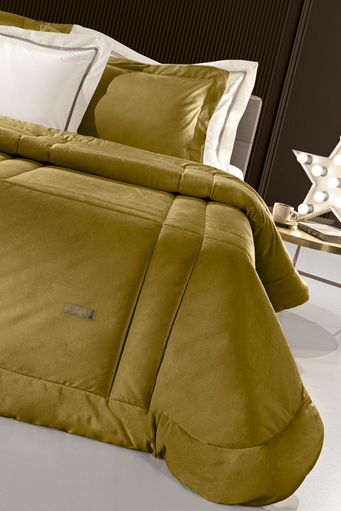 Κουβερτοπάπλωμα Crystal Velvet Golden 180X220