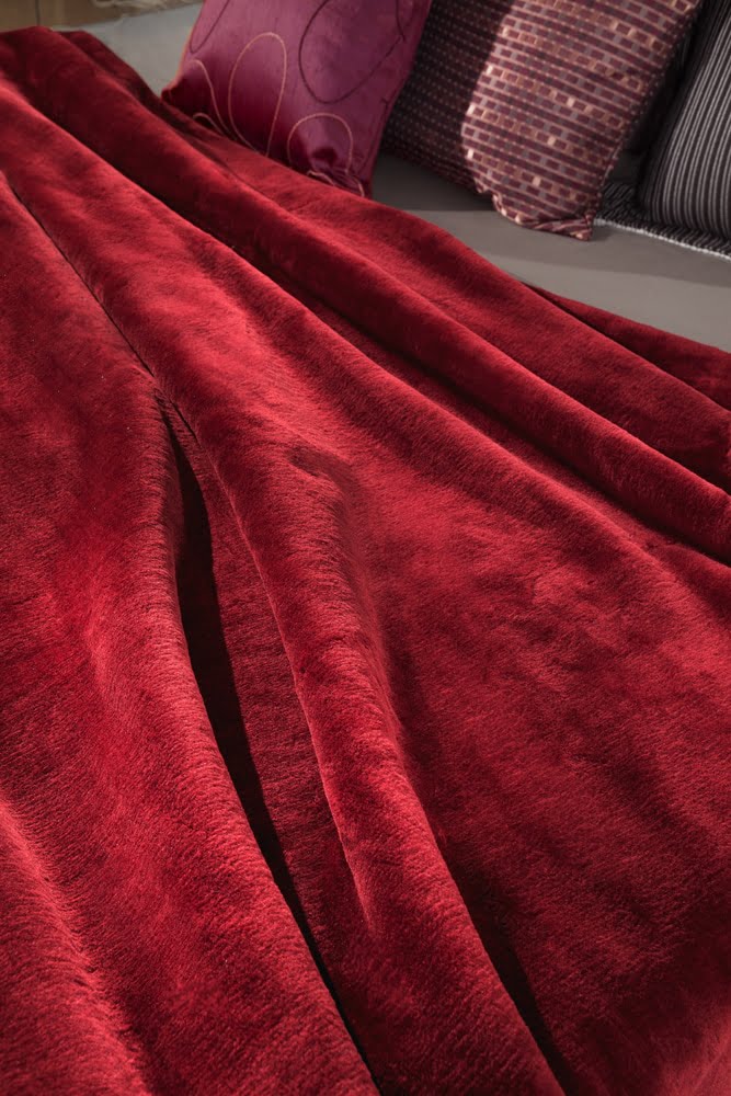 Blanket Smooth Bordeaux 240X260