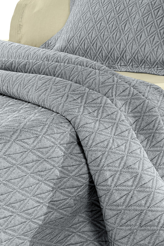 Bedspread Oasis Anthracite 245X260