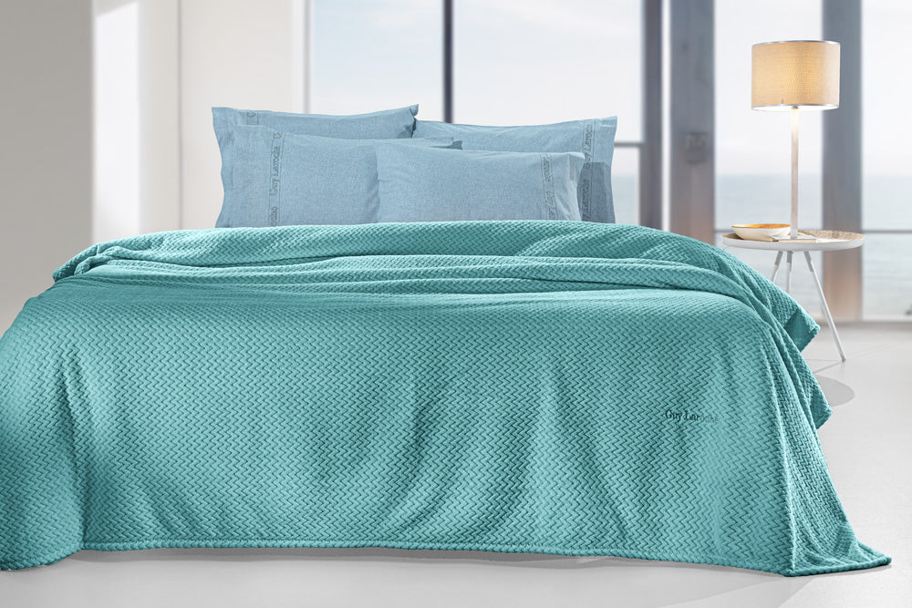 Blanket Rombus Petrol 220X240