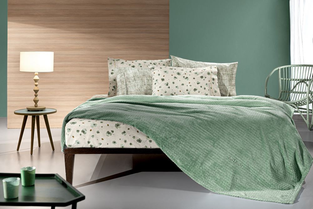 Blanket Rombus Olive 220X240