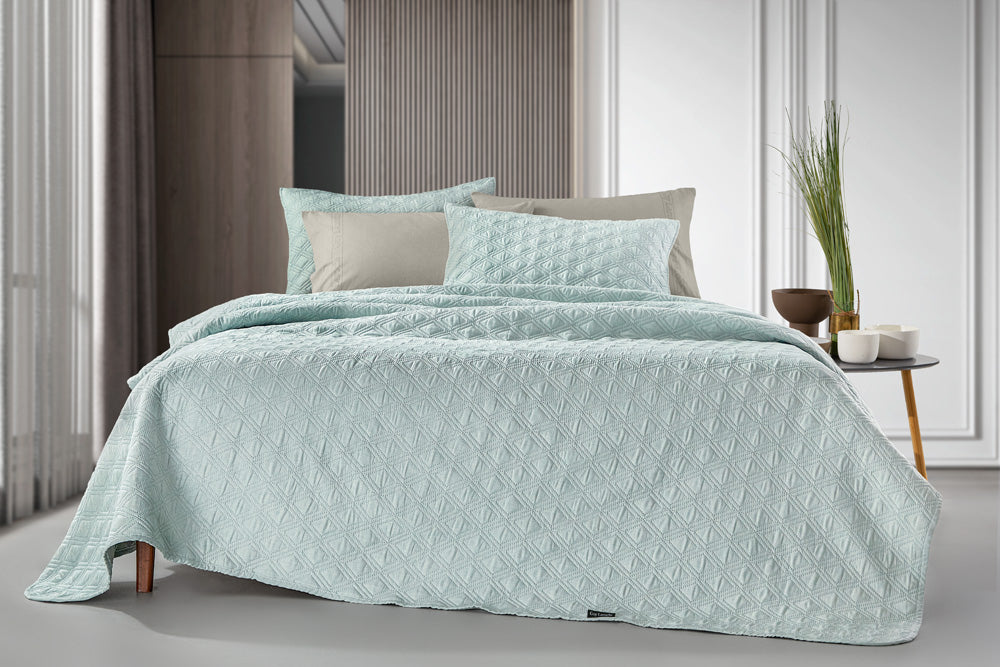 Bedspread Tempest Mint 240X250