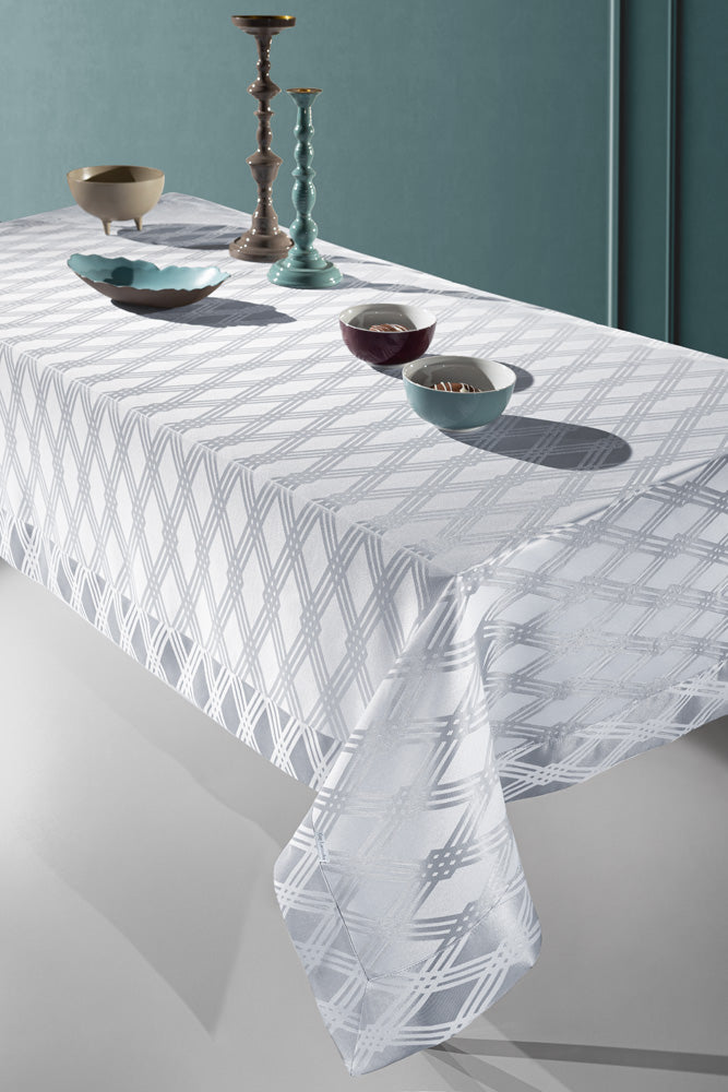 Tablecloth Ottimo SIlver 160X260