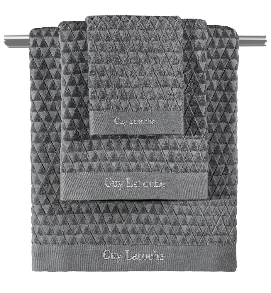 Set of 3 Towels Tokyo Anthracite