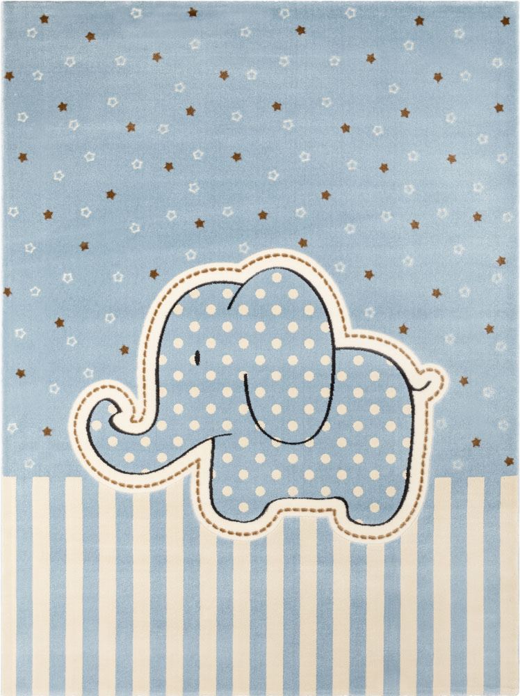 Kids Carpet Africa Blue 115X175