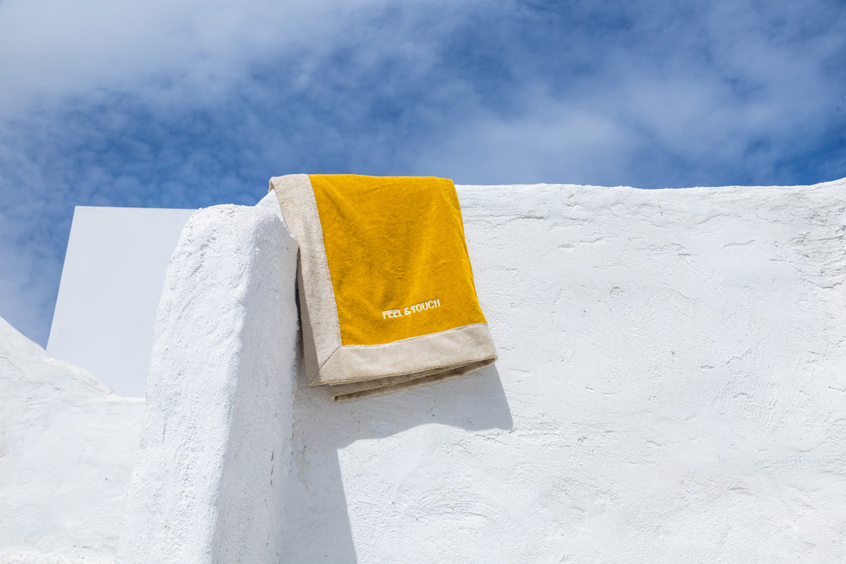 Beach Towel Caribbean Mustard 80X170