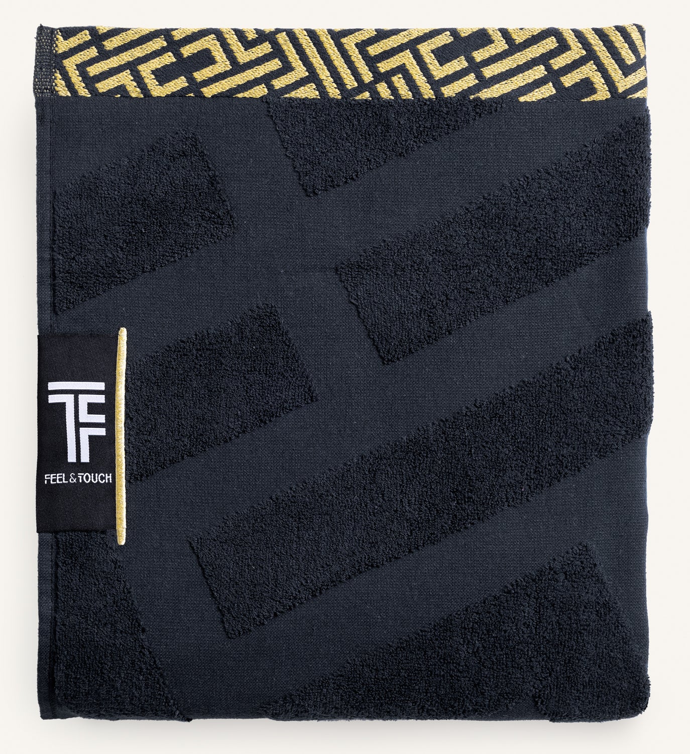 Beach Towel Fresh Black 90X180