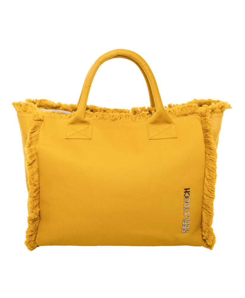 Beach Bag Shoulder Caribbean Mustard