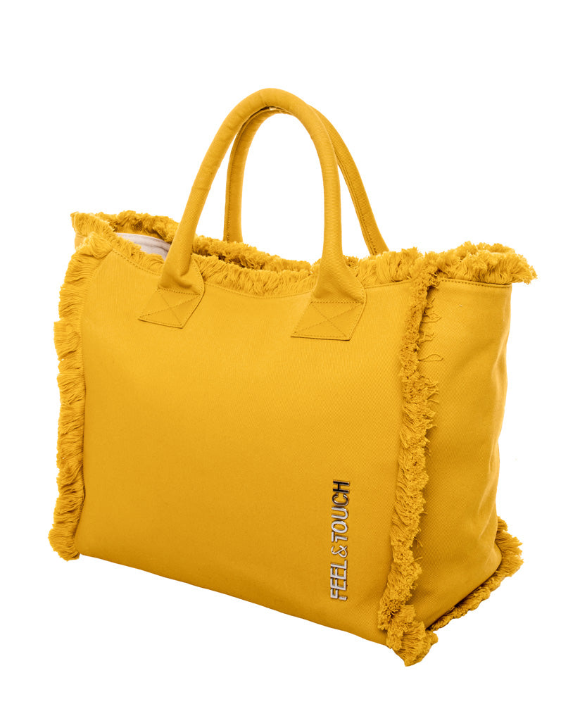 Beach Bag Shoulder Caribbean Mustard