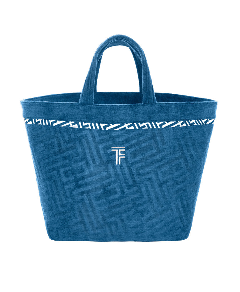 Beach Bag Icon Ocean Blue
