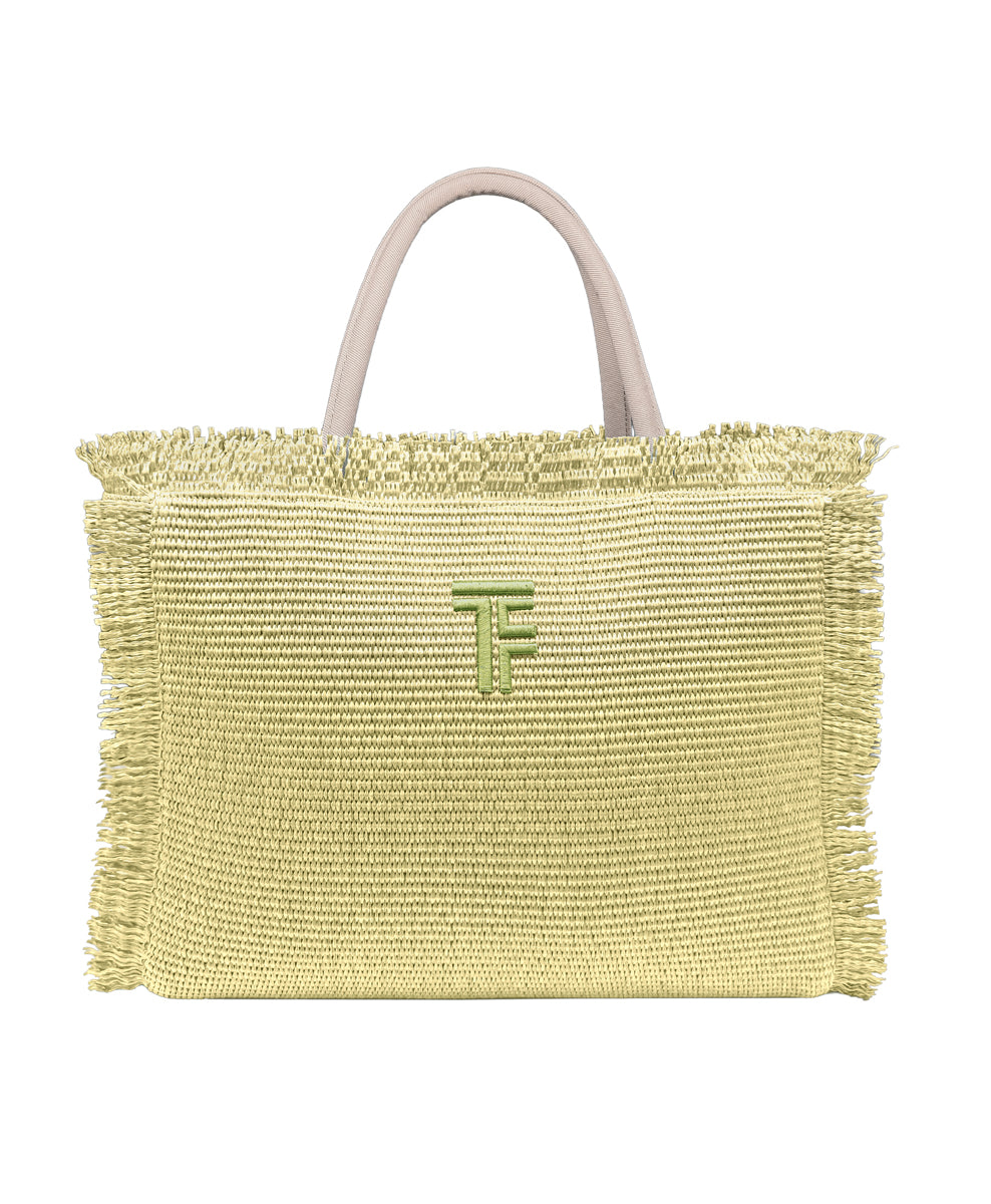 Tropical Dusty Yellow Shoulder Bag