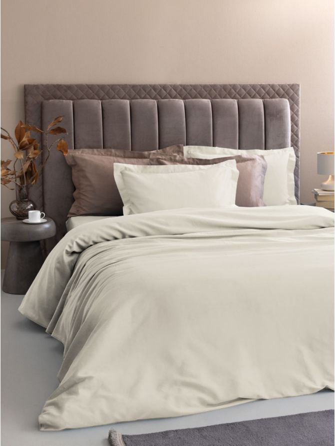 Bedsheet Posh Sateen Ivory 270X285