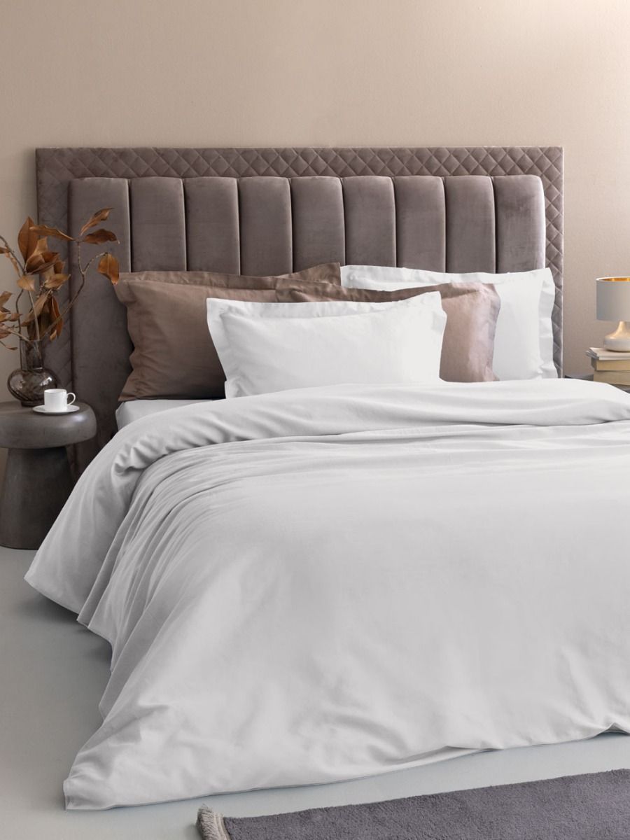 Bedsheet Set Posh Sateen White 270X285