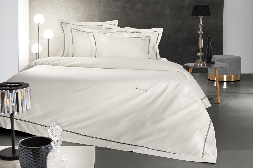 Bedsheet Set Blend Silver-Ivory 270X280