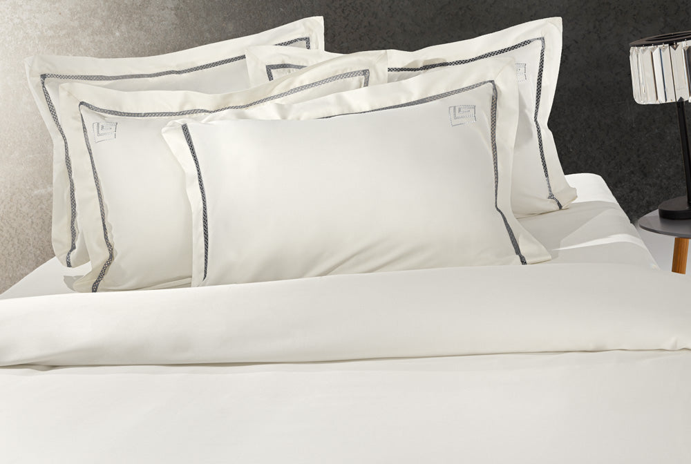 Bedsheet Set Blend Silver-Ivory 270X280