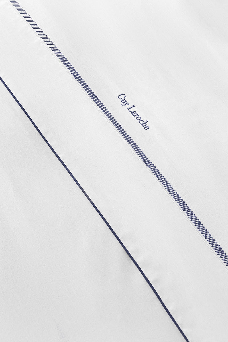 Quilt Cover Elite White/Marine 240X250