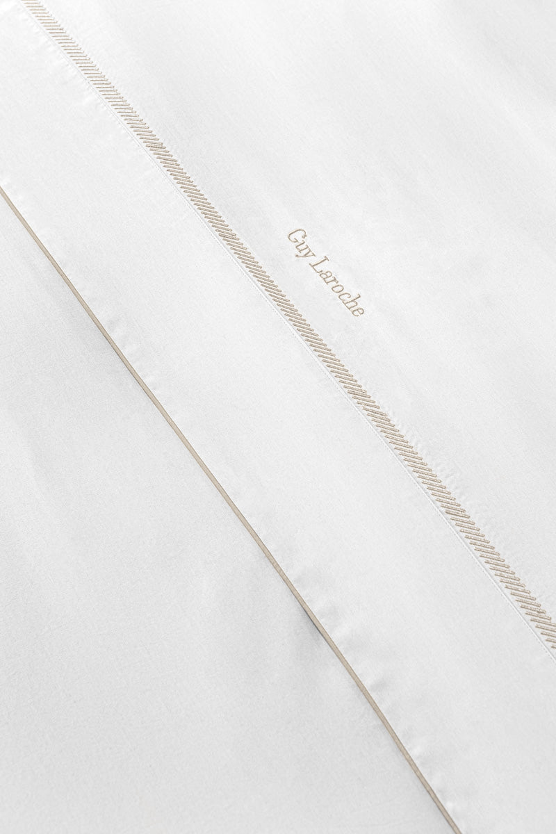 Quilt Cover Elite White/Beige 240X250