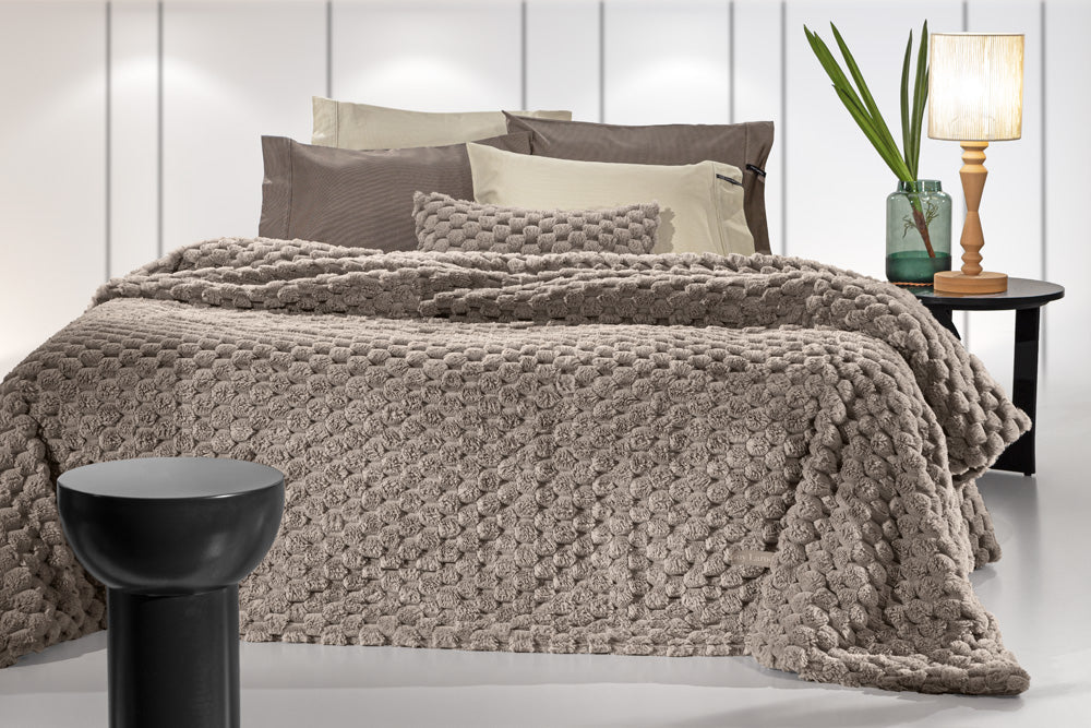 Elixir Taupe Blanket 240X260