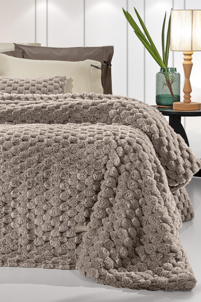 Elixir Taupe Blanket 240X260
