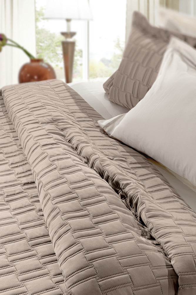 Bedspread Brick Taupe 240X250