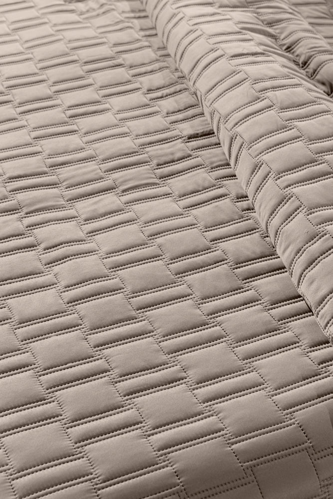 Bedspread Brick Taupe 240X250