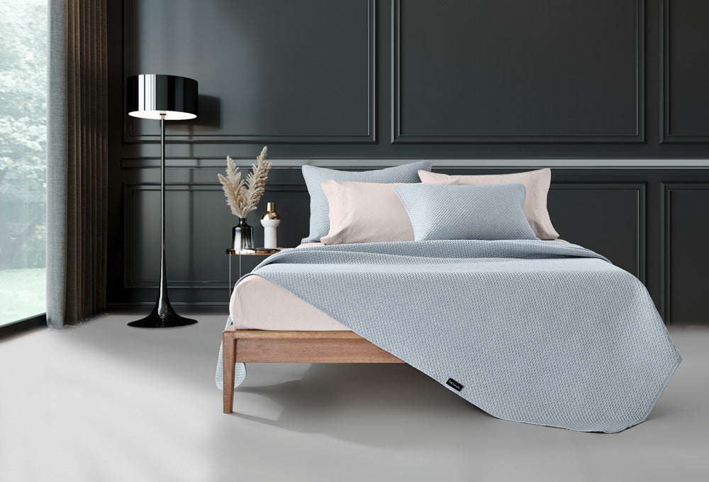 Bedspread Idol Blue 240X250