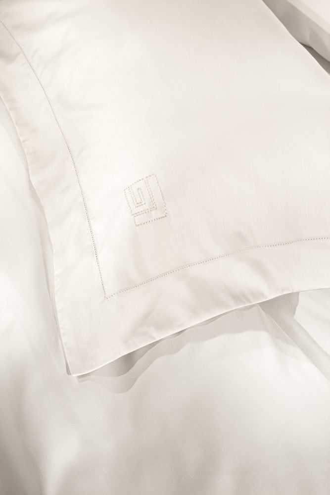 Pair of Pillowcases Silky Ivory Oxford 52X72