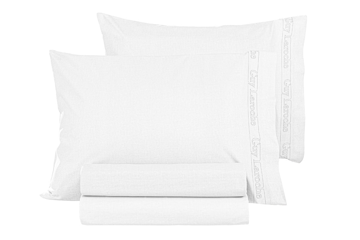 Pair of Pillowcases Colour Plus White