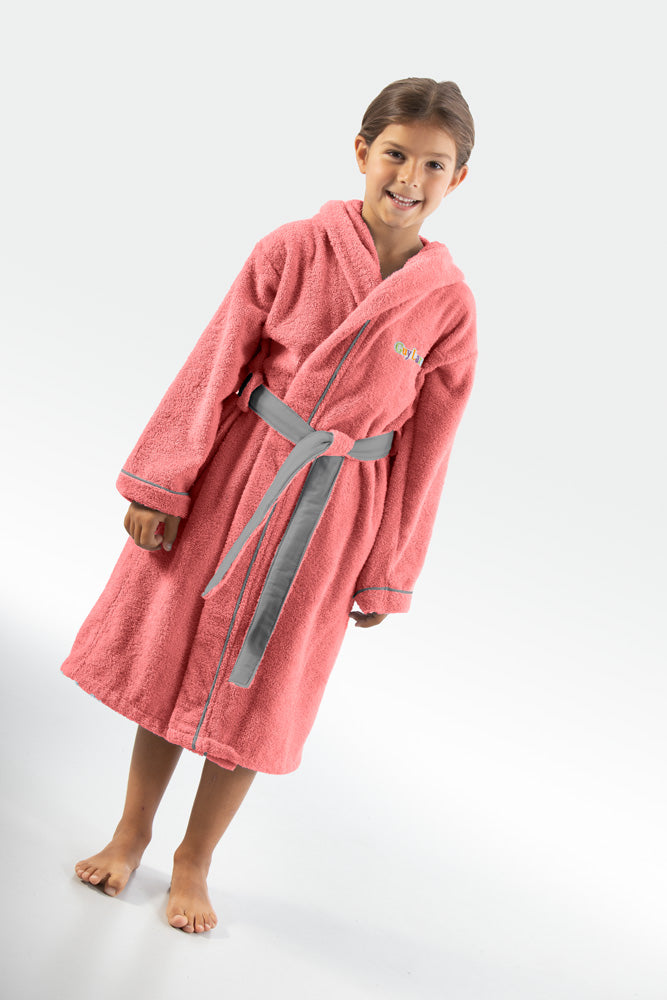 Kids Bathrobe Kiddies Melon 4-6