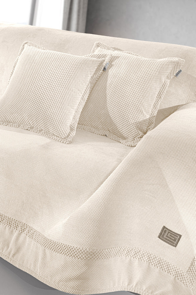 Sofa Throw Rubicon Sand 170X150