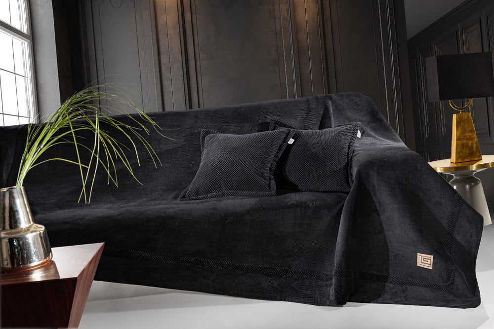 Throw Rubicon Black 170X150