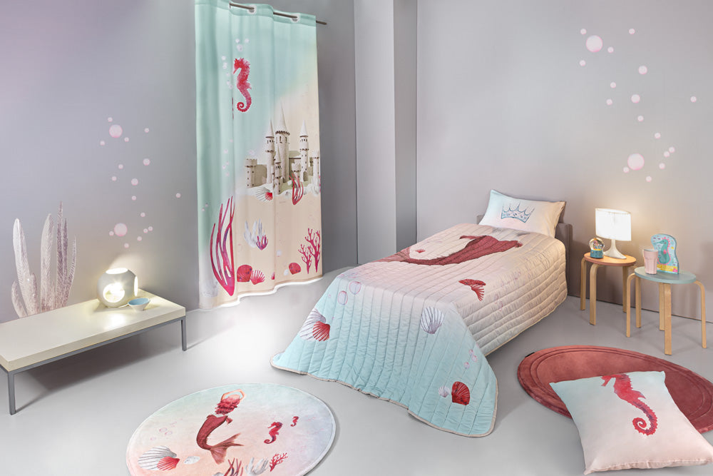 Bedspread Mermaid Suede 160X230