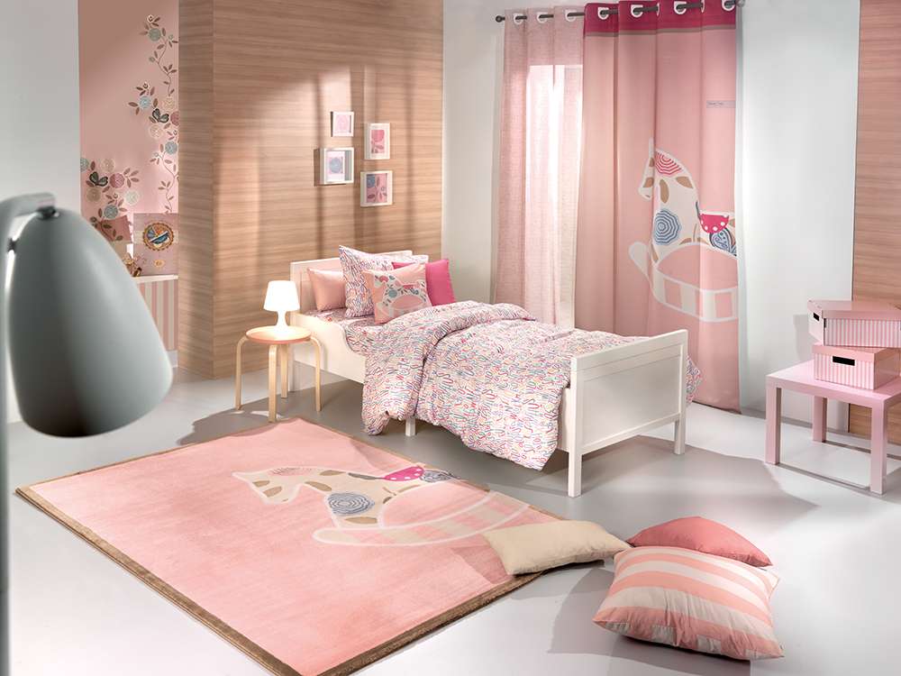 Kids Carpet Toy Pink 115X175