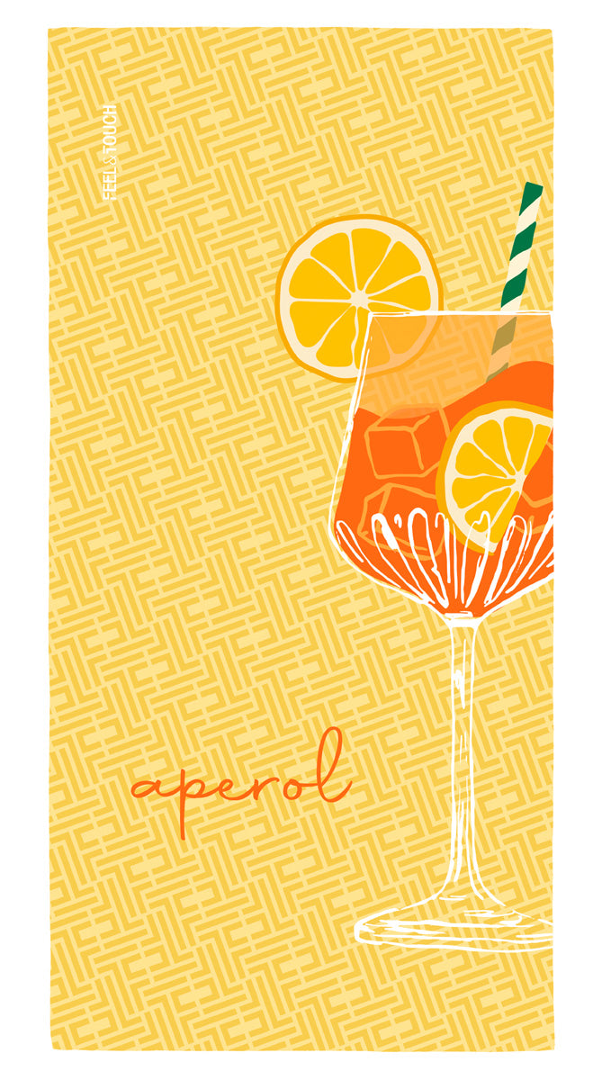 Beach Towel Aperol 80X160