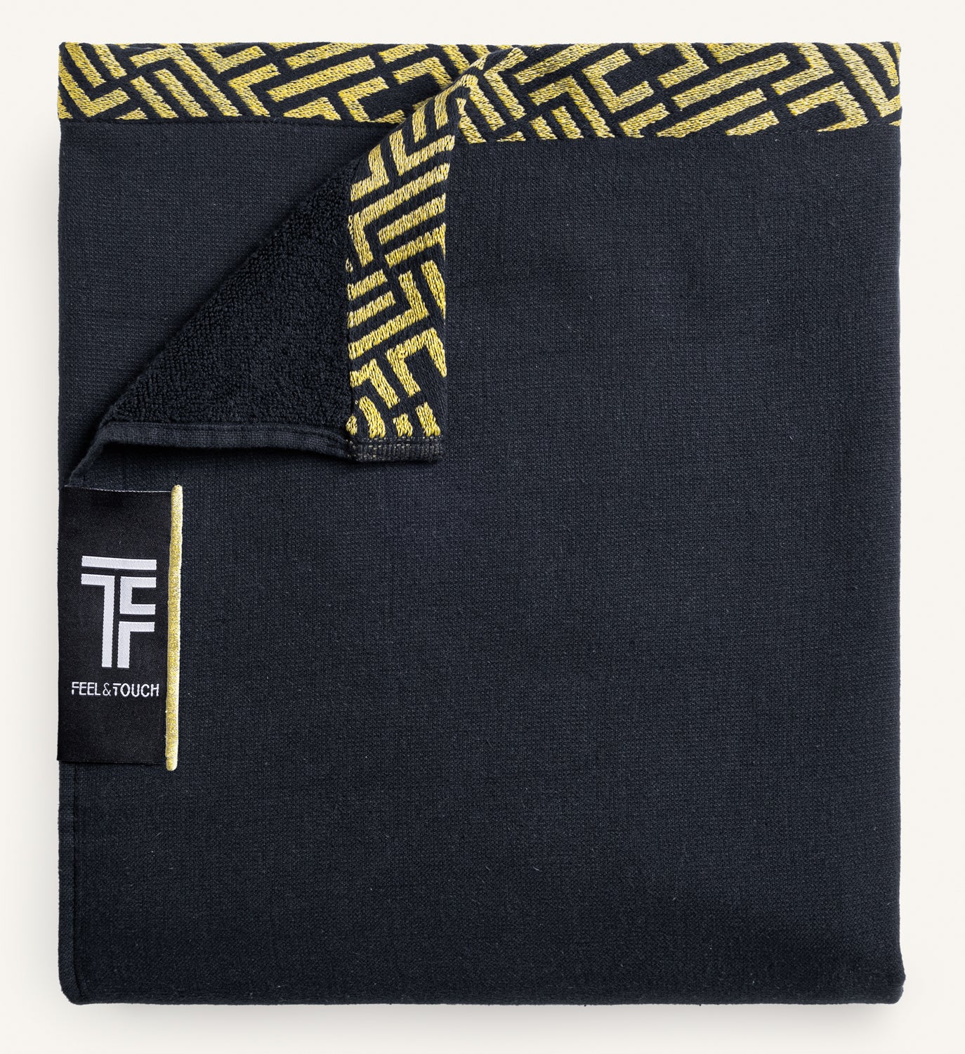 Beach Towel Sunny Black 90X180