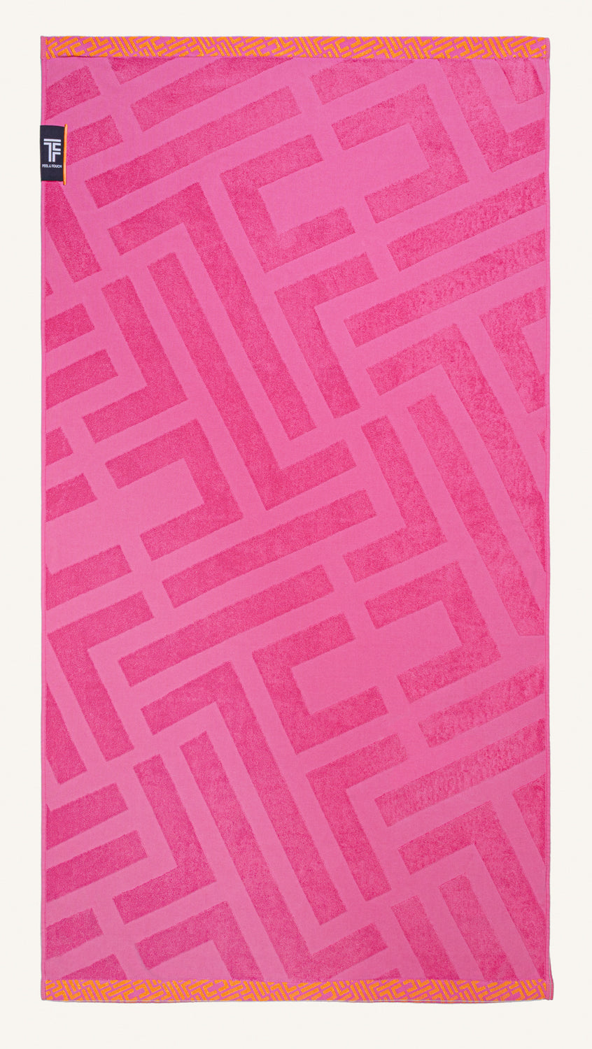 Beach Towel Fresh Fuchsia 90X180
