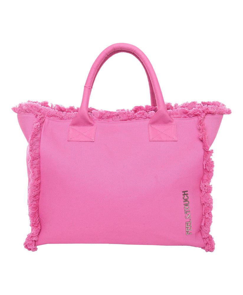 Beach Bag Shoulder Caribbean Pink