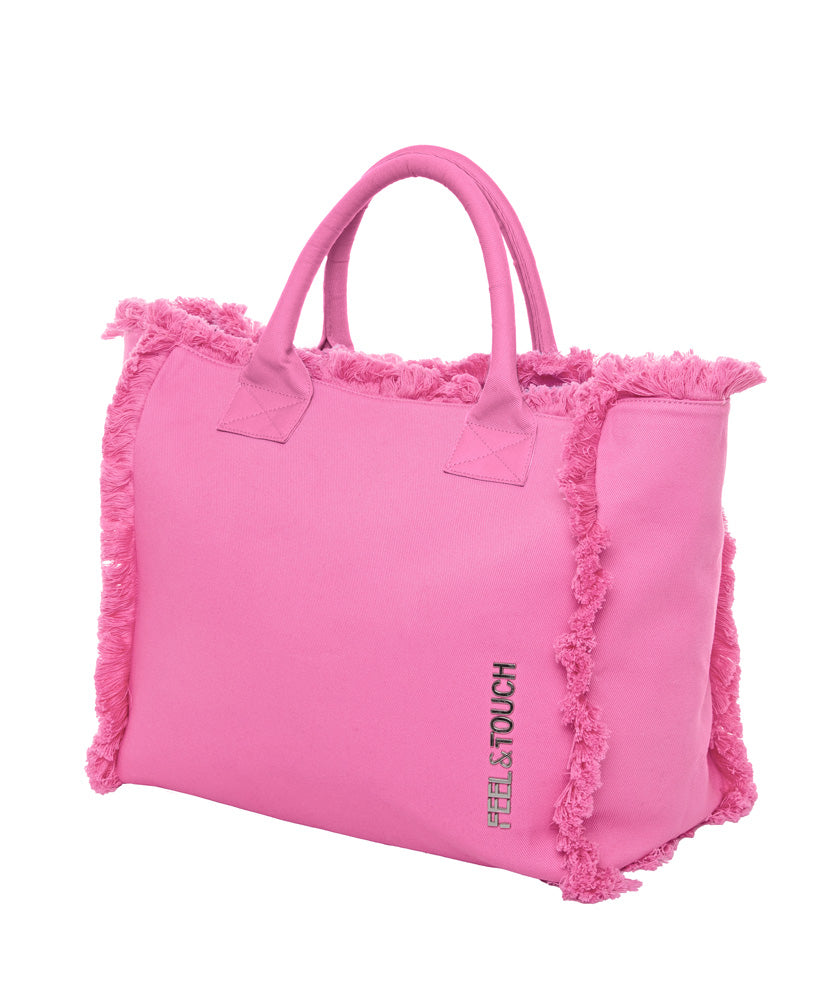 Beach Bag Shoulder Caribbean Pink