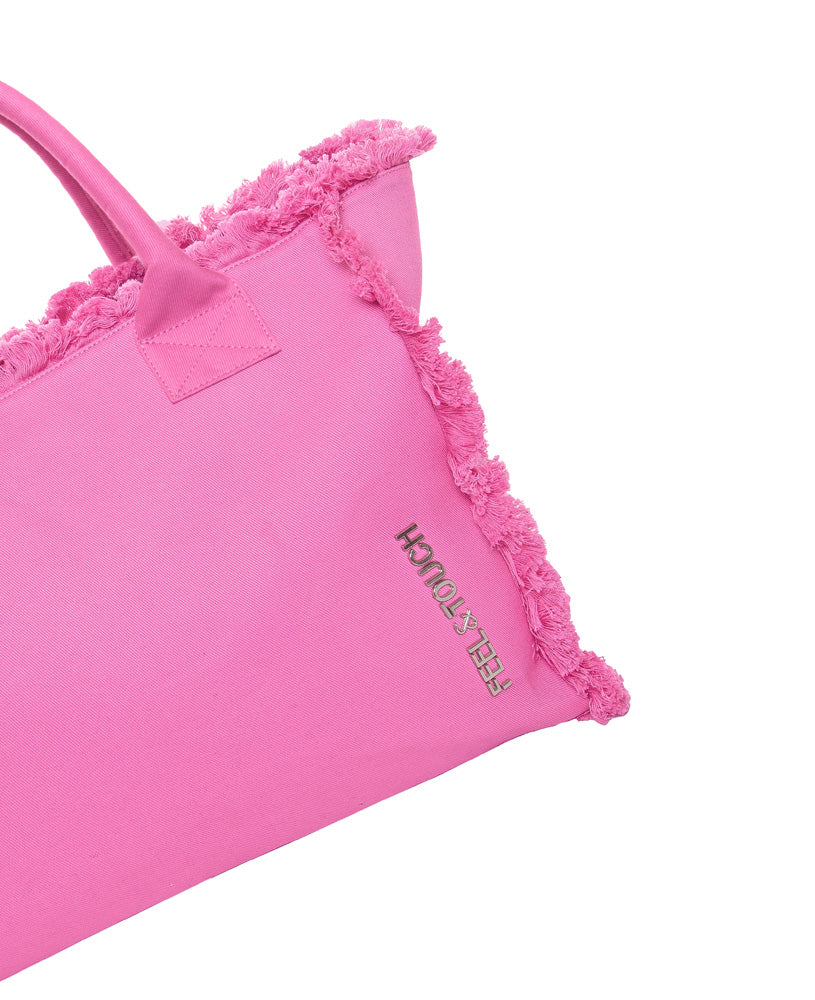 Beach Bag Shoulder Caribbean Pink