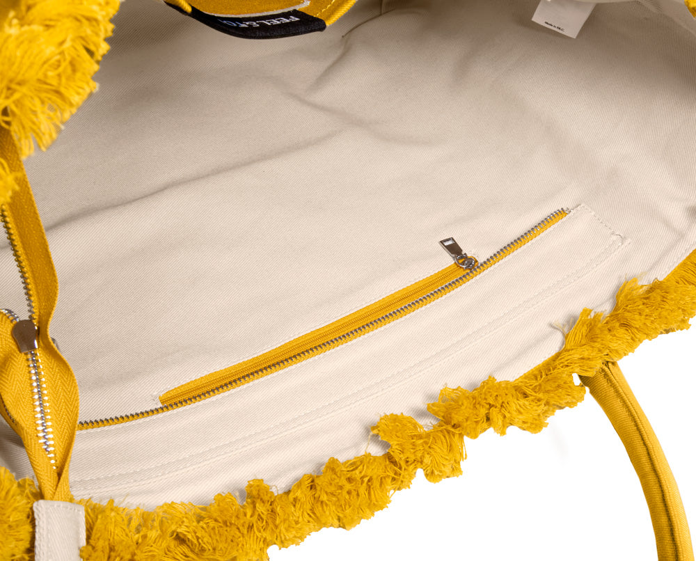Beach Bag Shoulder Caribbean Mustard