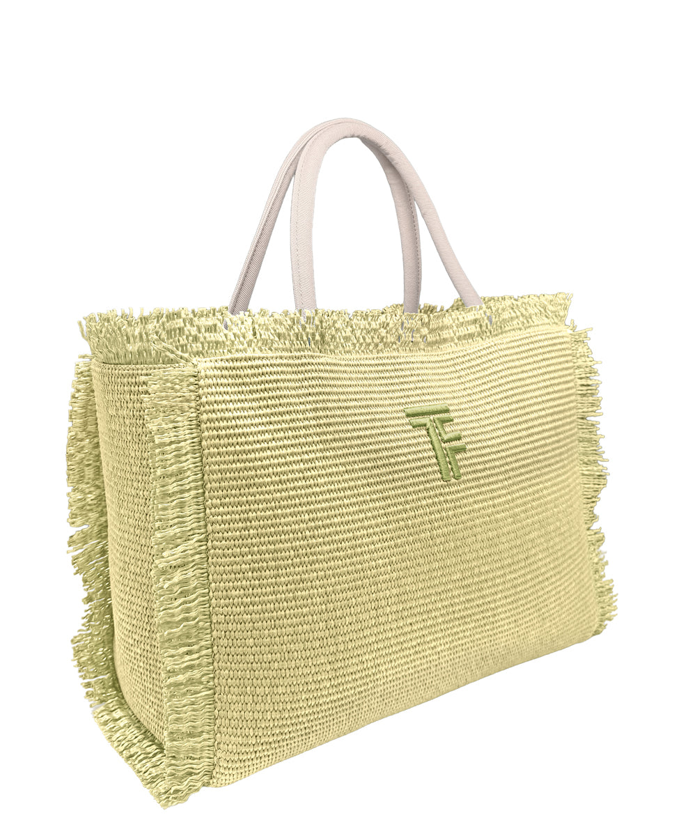 Tropical Dusty Yellow Shoulder Bag