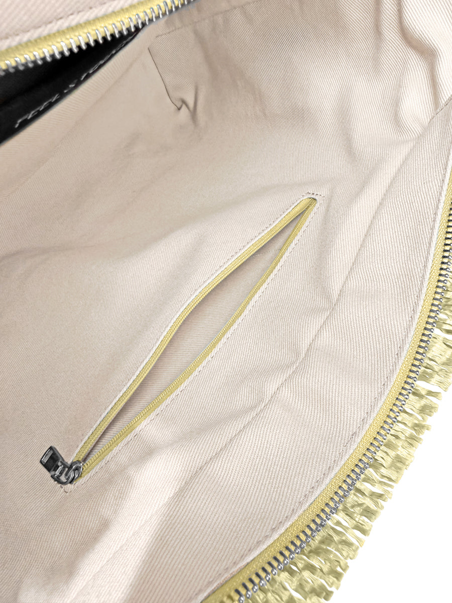 Tropical Dusty Yellow Shoulder Bag