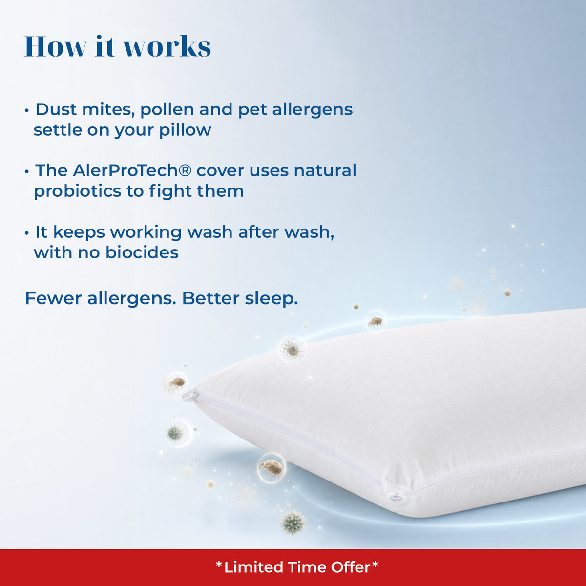 Viscopure Anti-Allergic Pillow